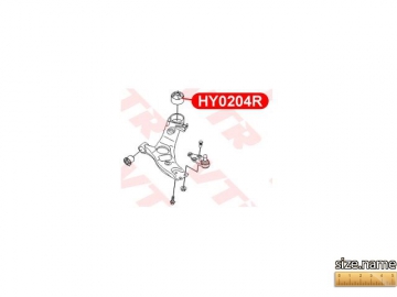 Сайлентблок HY0204R (VTR)