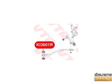 Suspension bush KI3601R (VTR)