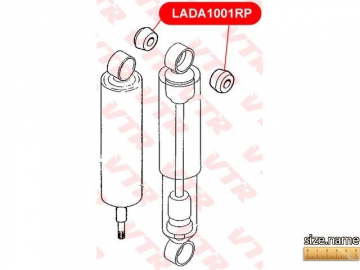 Сайлентблок LADA1001RP (VTR)