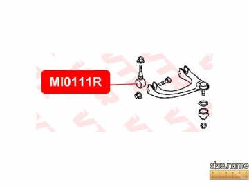 Сайлентблок MI0111RP (VTR)
