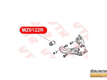 Сайлентблок MZ0122R (VTR)