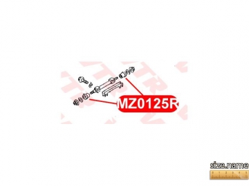 Сайлентблок MZ0125R (VTR)