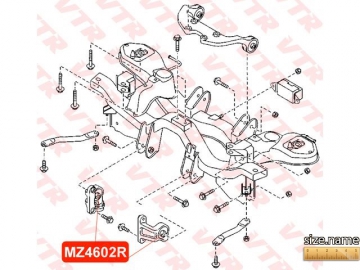 Сайлентблок MZ4602R (VTR)