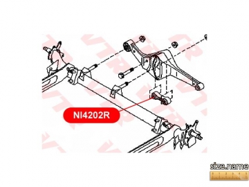 Suspension bush NI4202R (VTR)