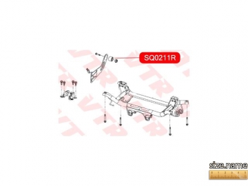 Сайлентблок SQ0211R (VTR)