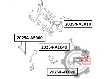 Сайлентблок 20254-AE040 (R8)
