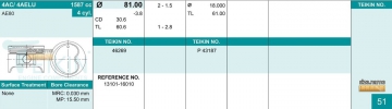 Pistons 46269 (TEIKIN)