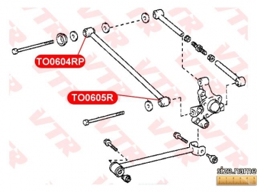 Suspension bush TO0605RB (VTR)