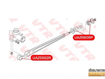 Suspension bush UAZ0502R (VTR)