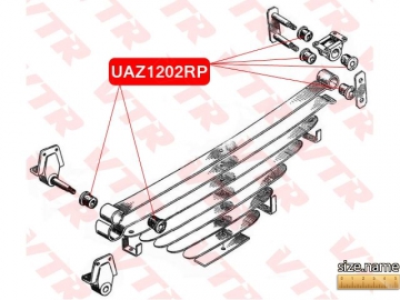 Втулка рессоры UAZ1202RP (VTR)