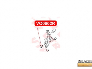 Suspension bush VO0902R (VTR)
