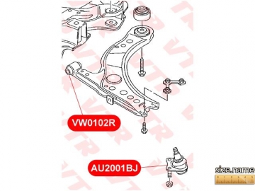 Сайлентблок VW0102R (VTR)