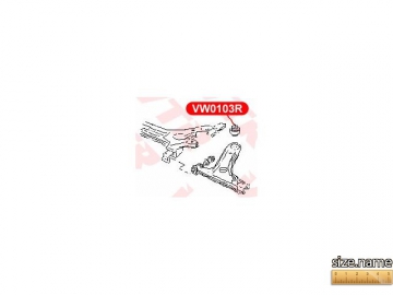 Сайлентблок VW0103R (VTR)