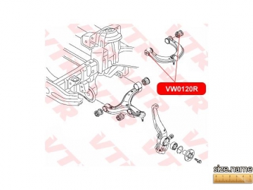 Сайлентблок VW0120R (VTR)