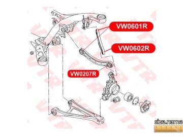 Сайлентблок VW0207R (VTR)