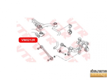 Suspension bush VW0212R (VTR)