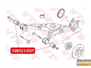 Suspension bush VW0214RP (VTR)