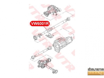 Сайлентблок VW6001R (VTR)