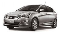 Wipers for Hyundai Solaris 1 gen, hatchback, rest. (14-17)